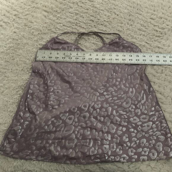 NWT Victoria’s Secret Cami Short Set Purple Animal Print Intimates Medium NEW - Picture 5 of 9